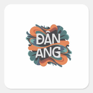 Pegatina Cuadrada Danang