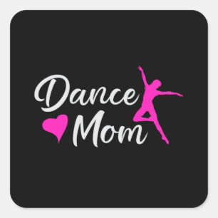 Pegatina Cuadrada Dance Love Dancing Fiesta Sport Dancer Funny Gift