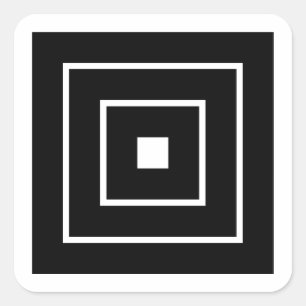 Pegatina cuadrada Danjuro Ichikawa