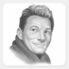 Pegatina Cuadrada Danny Kaye