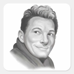 Pegatina Cuadrada Danny Kaye