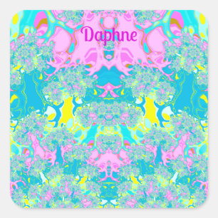 PEGATINA CUADRADA DAPHNE ~ PERFECCIÓN PASTEL ~