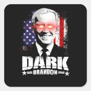 Pegatina Cuadrada Dark Brandon