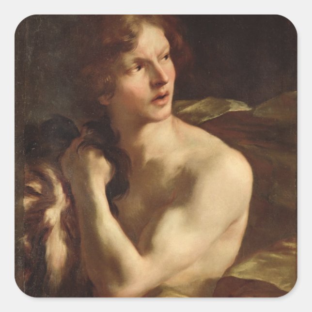 Pegatina Cuadrada David (Anverso)