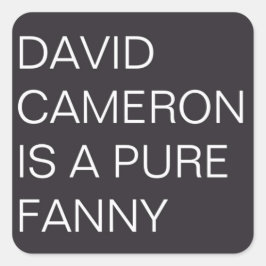 Pegatina Cuadrada David Cameron