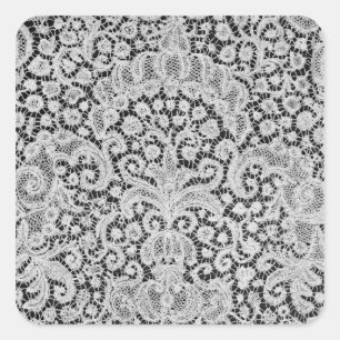 Pegatina Cuadrada Dawn, Bruselas, c.1725-1730