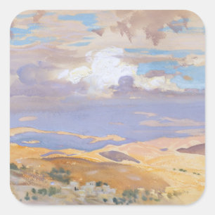 Pegatina Cuadrada De Jerusalén