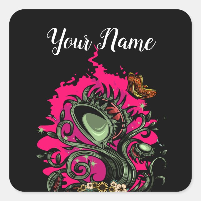 Pegatina Cuadrada De Venus (Anverso)