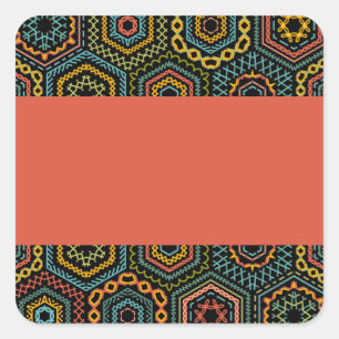 Pegatina Cuadrada decoración