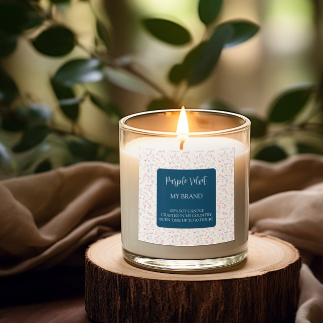 Pegatina Cuadrada Decorative Candle Label Square Sticker (Subido por el creador)