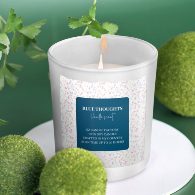 Pegatina Cuadrada Decorative Candle Label Square Sticker (Subido por el creador)