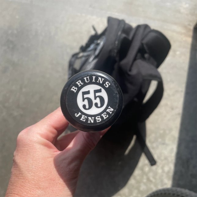 Pegatina Cuadrada Decretos personalizados del pomo de la pelota de b (Subido por el creador)