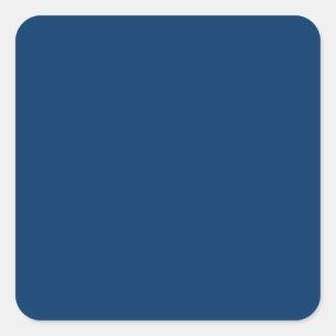 Pegatina Cuadrada Deep Blue 003366 Color, con opción para agregar im