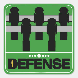 PEGATINA CUADRADA DEFENSA