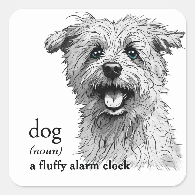 Pegatina Cuadrada Definición de un DAG (Anverso)