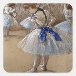 Pegatina Cuadrada Degas Study of a Dancer