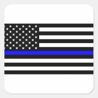 - Delgada Línea Azul de la Policía de Bandera de E