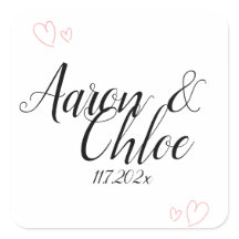 Delicada invitación de casamiento de caligrafía Mi