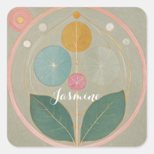 Delicado Whimsy: Flor Pastel abstracta