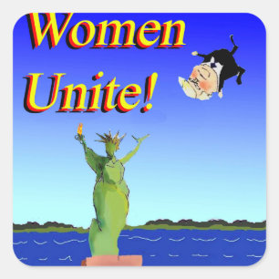 Pegatina Cuadrada Demócrata contra Donald Trump en el voto de Biden