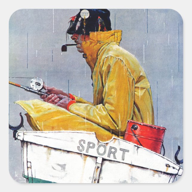 Pegatina Cuadrada Deporte (Anverso)