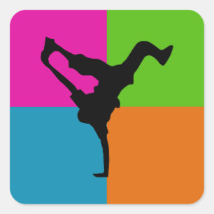 Pegatina Cuadrada deportes extremos - capoeira