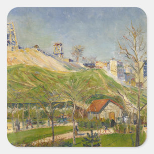 Pegatina Cuadrada Der Square Saint-Pierre   1883-84