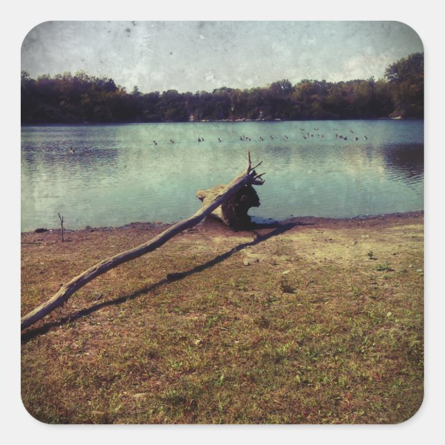 Pegatina Cuadrada Derivación (Anverso)