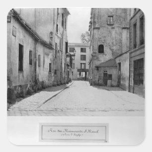 Pegatina Cuadrada DES Marmousets Santo-Marcelo de la ruda