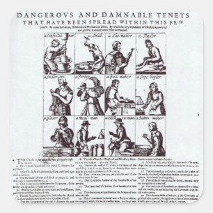 Pegatina Cuadrada Descubrimiento de los más peligrosos