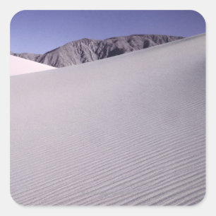 Pegatina Cuadrada Desierto, parque nacional de Death Valley,