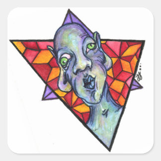 Pegatina Cuadrada deslumbrar