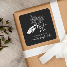 Despedida de Soltera Novia o Muere Floral Gótico