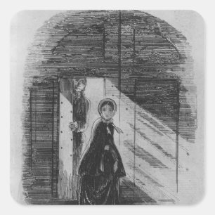 Pegatina Cuadrada Detalle de Amy Dorrit