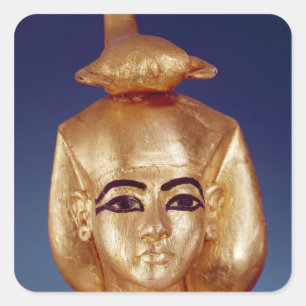 Pegatina Cuadrada Detalle de la diosa Selket