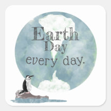 Día de la Tierra Todos los Días Globe Pingüino