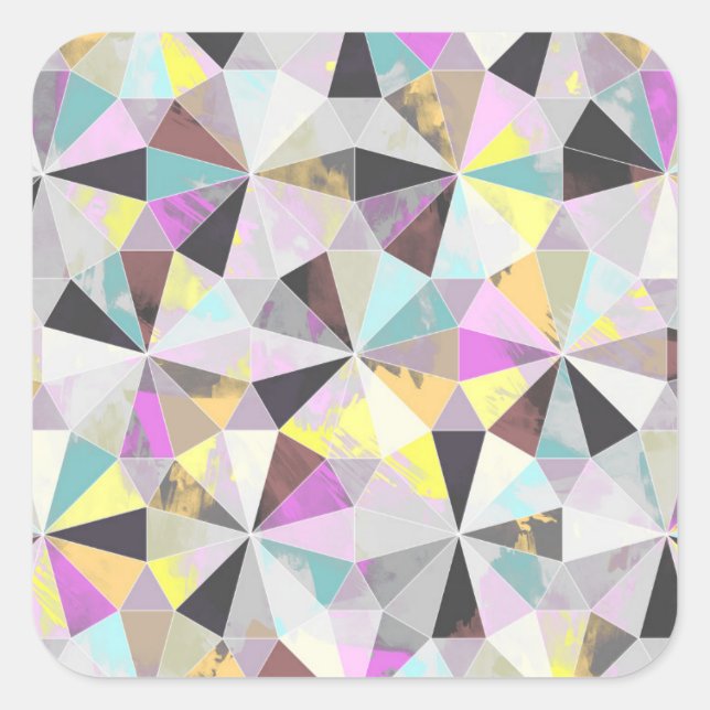 Pegatina Cuadrada Diamante (Anverso)