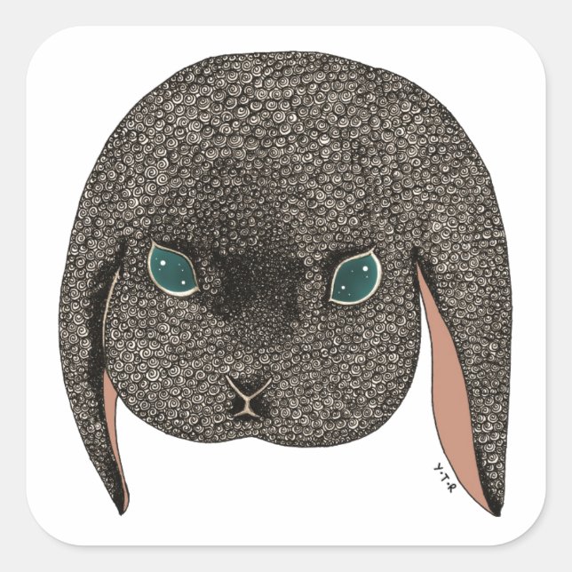 Pegatina Cuadrada Diamante 2012 (Anverso)