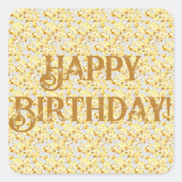 Pegatina Cuadrada Diamantes