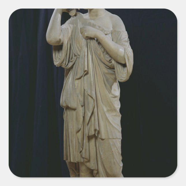 Pegatina Cuadrada Diana de Gabii (Anverso)