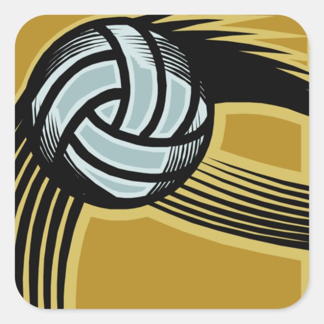 Pegatina Cuadrada Días de oro - (Anverso)