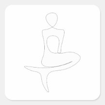 Dibujo de línea de sirena