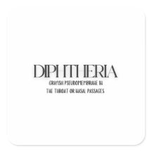 Difteria: Representación gráfica