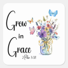 Pegatina Cuadrada Dios es bueno