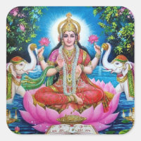 Diosa lakshmi de riqueza, felicidad y belleza