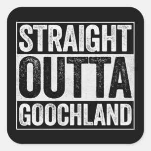 Pegatina Cuadrada Directo desde Goochland