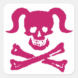 Pegatina Cuadrada Dirty Girly