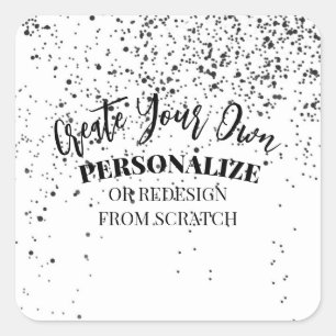 Pegatina Cuadrada Diseñar su propio Personalizado