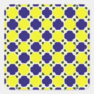 Pegatina Cuadrada Diseño árabe #2 en Emporio Moffa