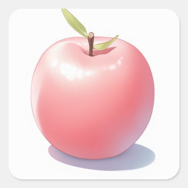 Pegatina Cuadrada Diseño Cute Dreamy (Anverso)